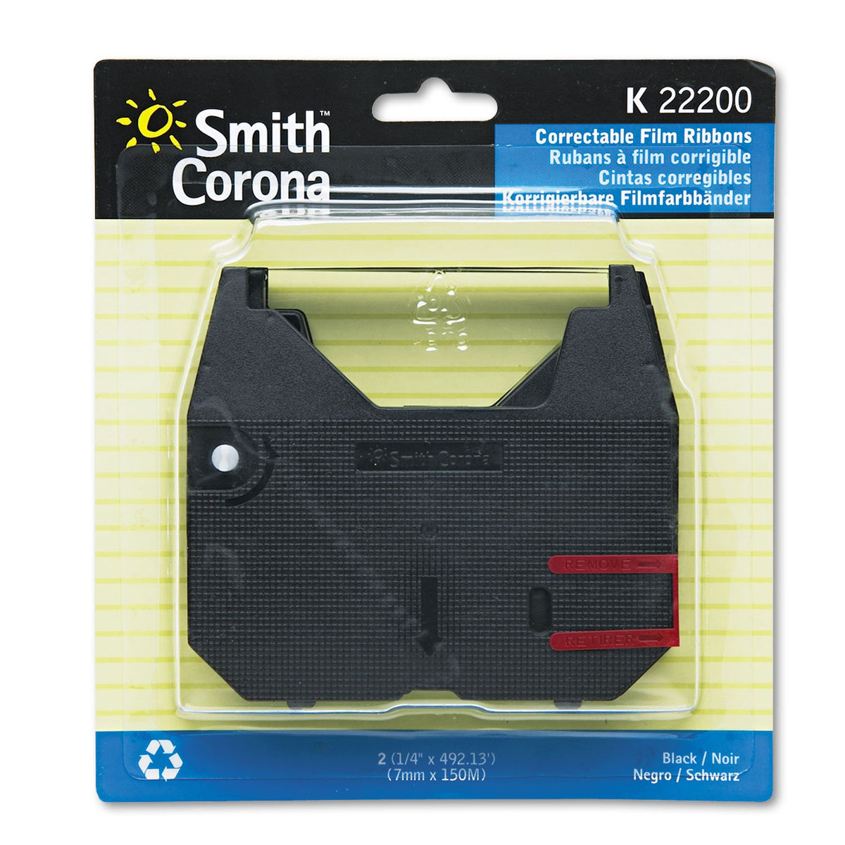 Smith Corona 22200 22200 Ribbon, Black