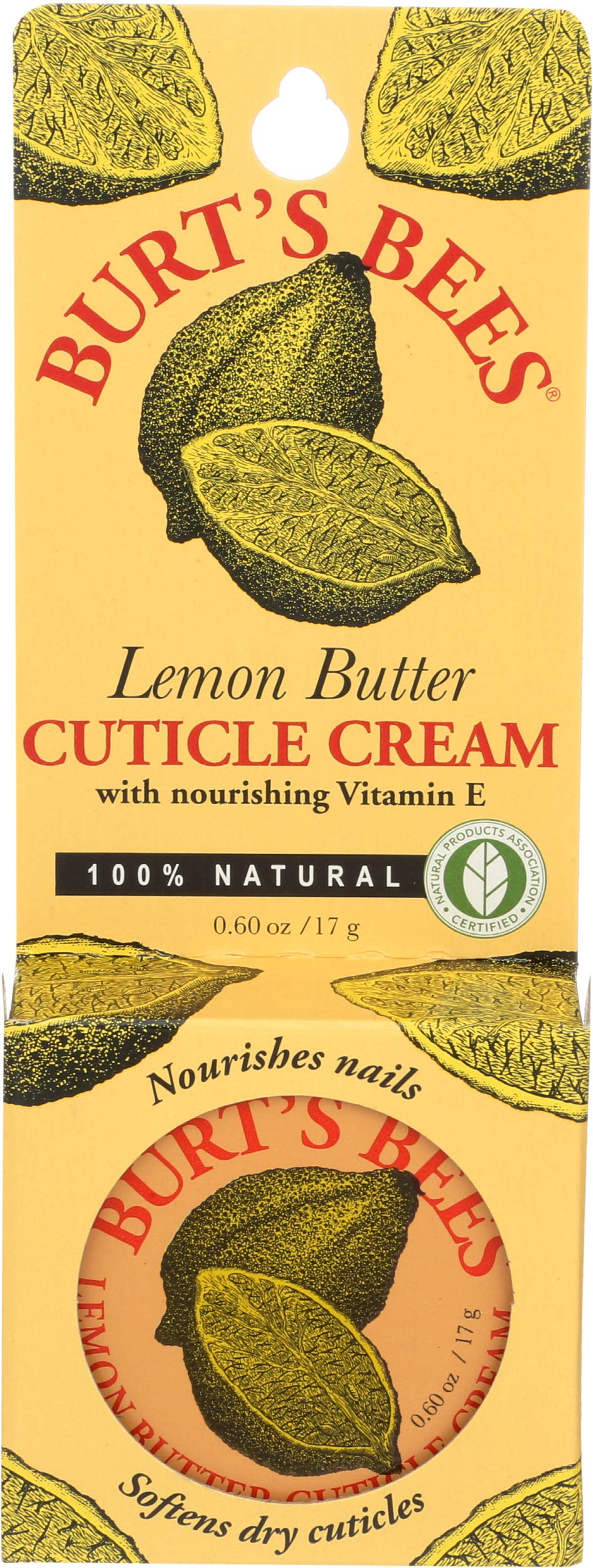 Burt's Bees Cuticle Cream Lemon .6oz product image 1