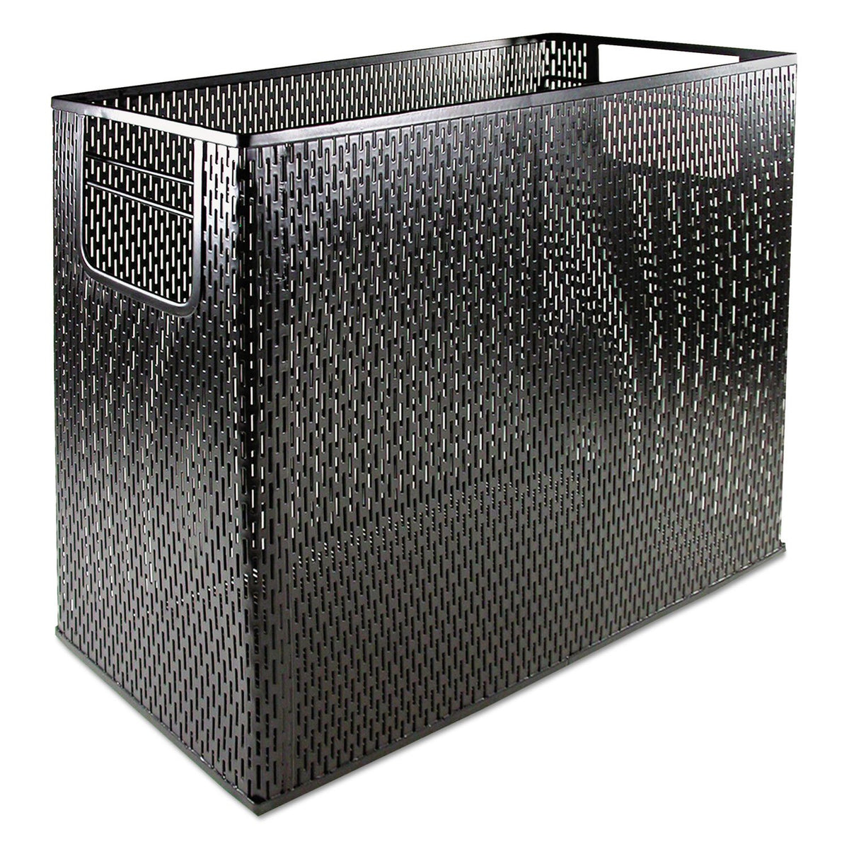 Artistic Urban Collection Punched Metal Desktop File, Black (ART20010)