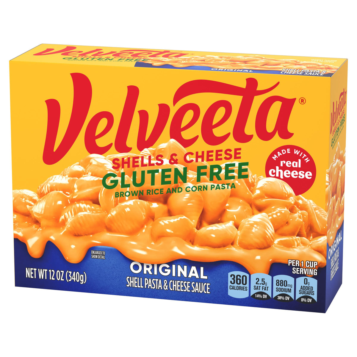 Velveeta Gluten Free Shells & Cheese, 12 oz Box