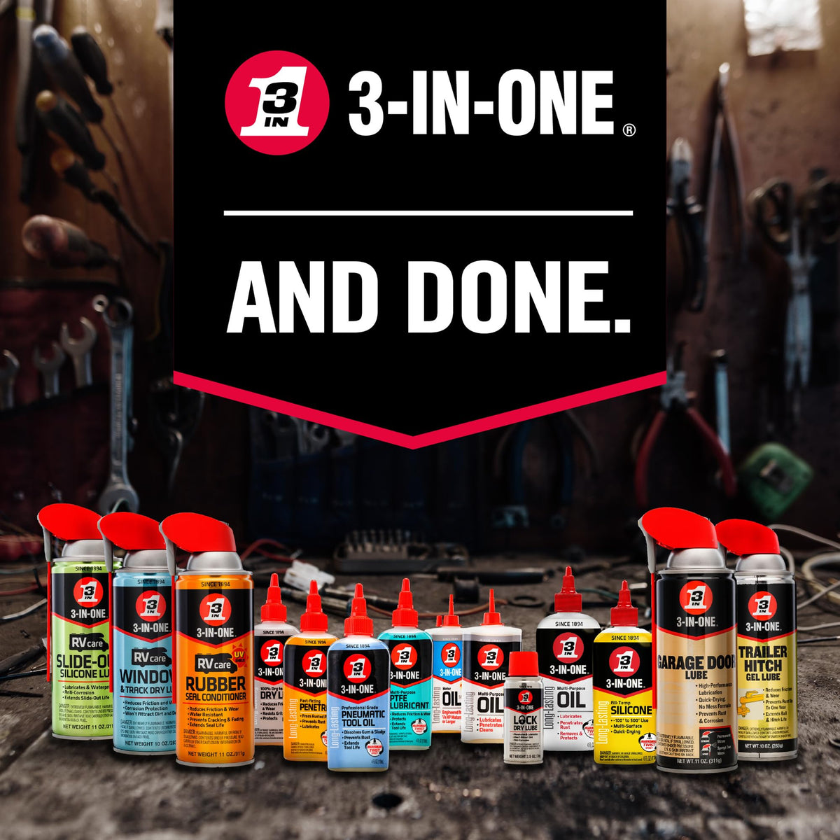 3-IN-ONE Professional Grade Pneumatic Tool Oil, 4 OZ