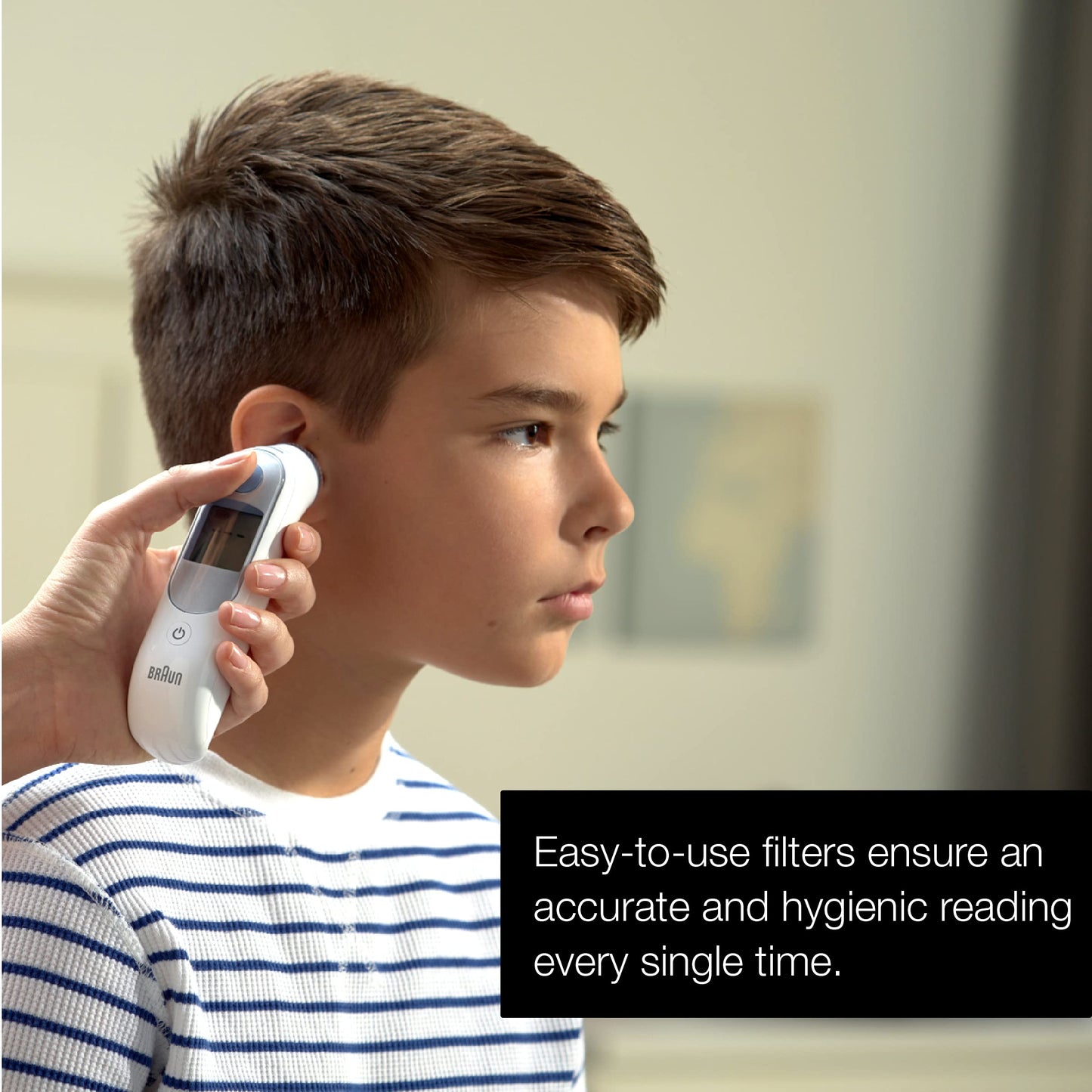 Braun ThermoScan Lens Filters for Ear Thermometer, Disposable Covers, Clear, 40 Count, FSA and HSA Eligible