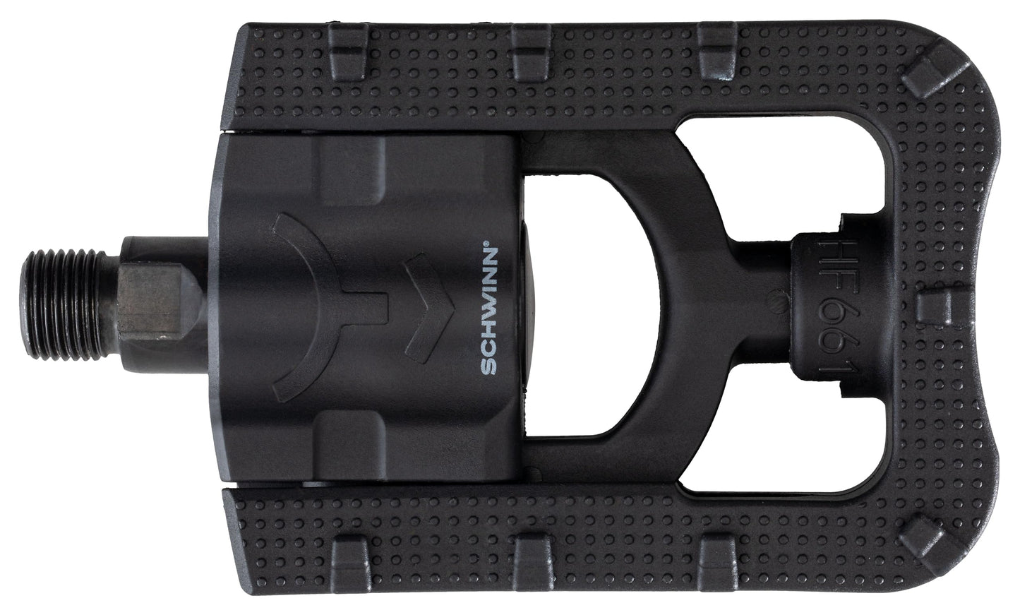 Schwinn Foldable Lightweight Composite Bike Pedals, Fits Most Adult Bikes for Men and Women, 9/16 Inch Compatible, One Pair, Bike Pedal Replacement, Black