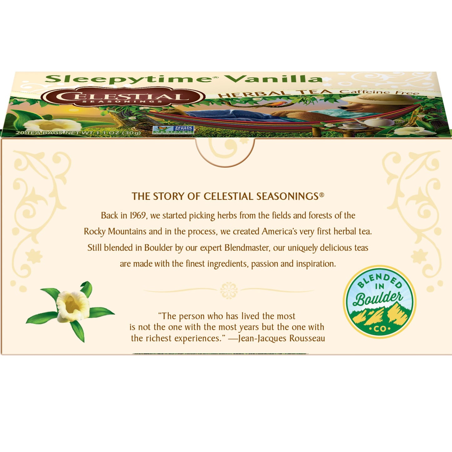 Celestial Seasonings Sleepytime Vanilla Herbal Tea, 20 ct