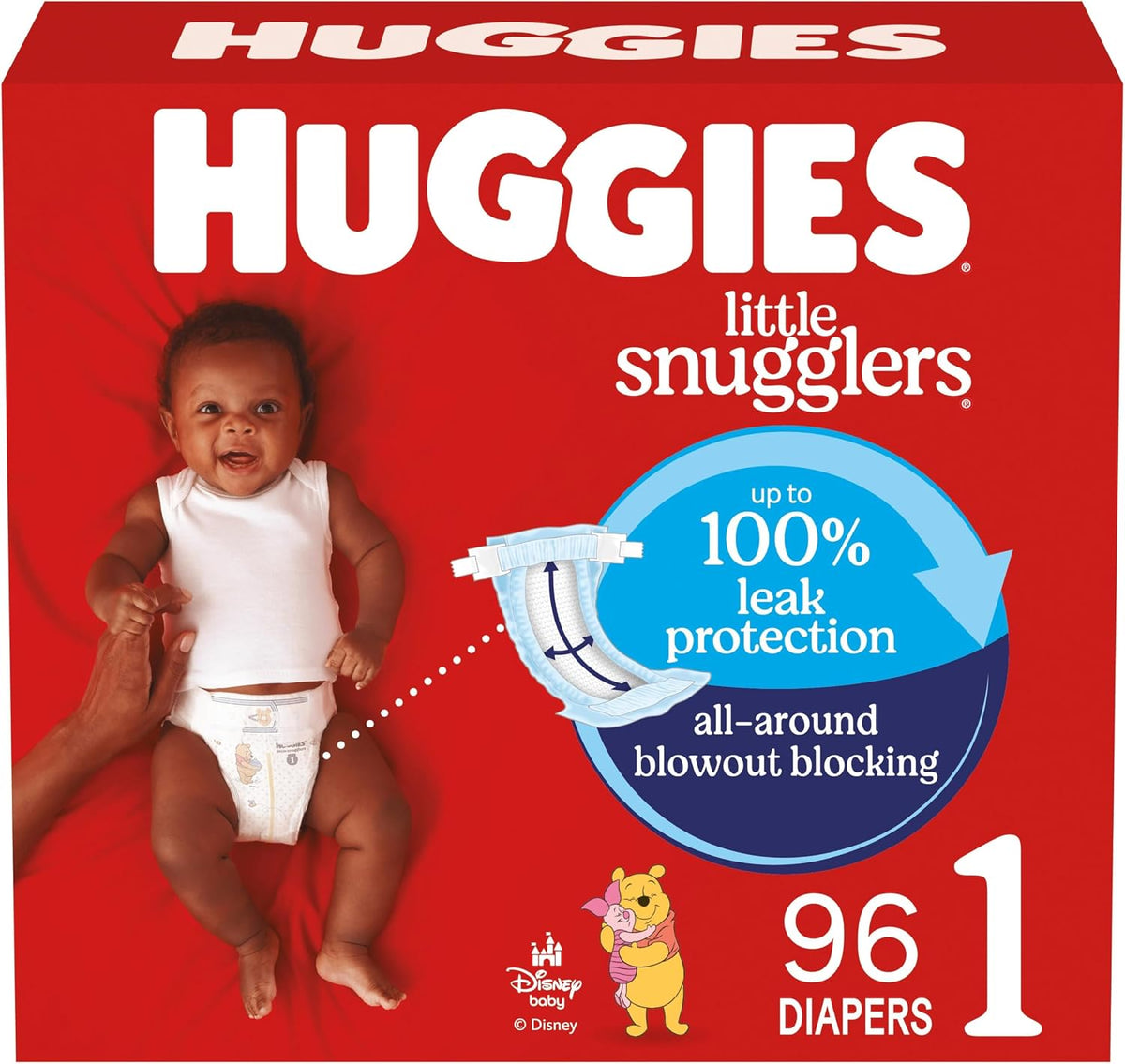 Huggies Giga Lil Snug Sz1 96 ct product image 1