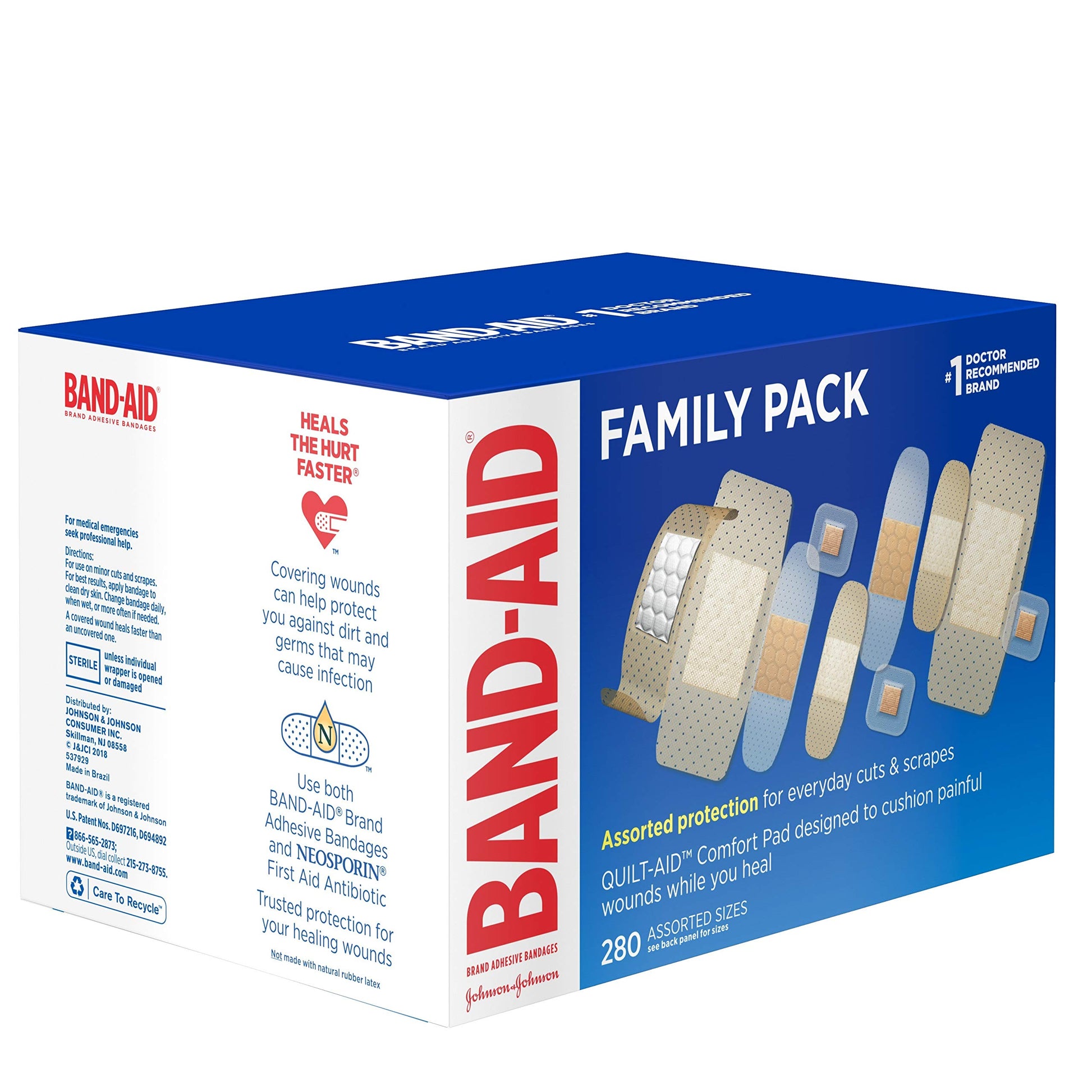 BAND-AID® Brand Adhesive Bandages Variety Pack, 280 Count