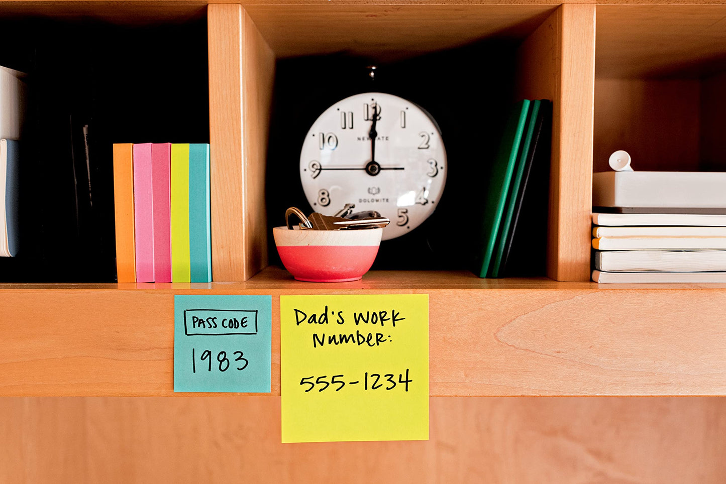Post-it Notes, 2x2 in, 2 Cubes, America's #1 Favorite Sticky Notes, Assorted Colors, Recyclable (2051-FLT-2PK)