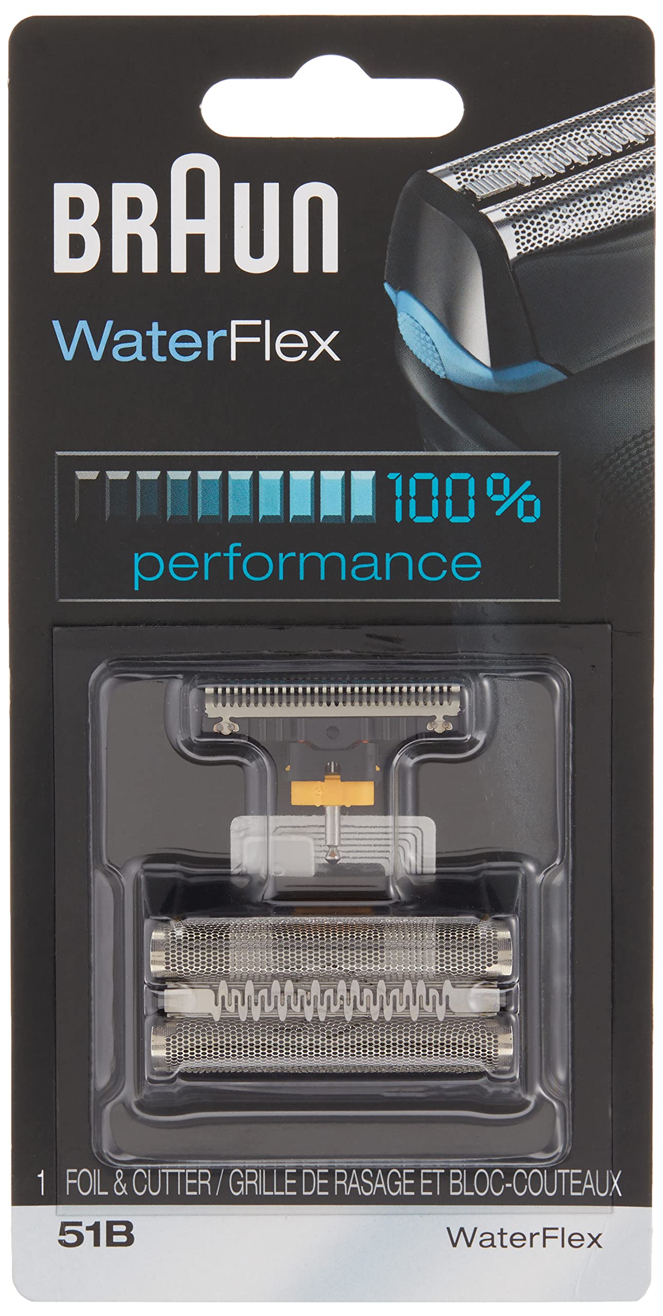 Braun Series 5 Old Generation Electric Shaver Replacement Head - 51B - Compatible with Waterflex Electric Razor WF2s