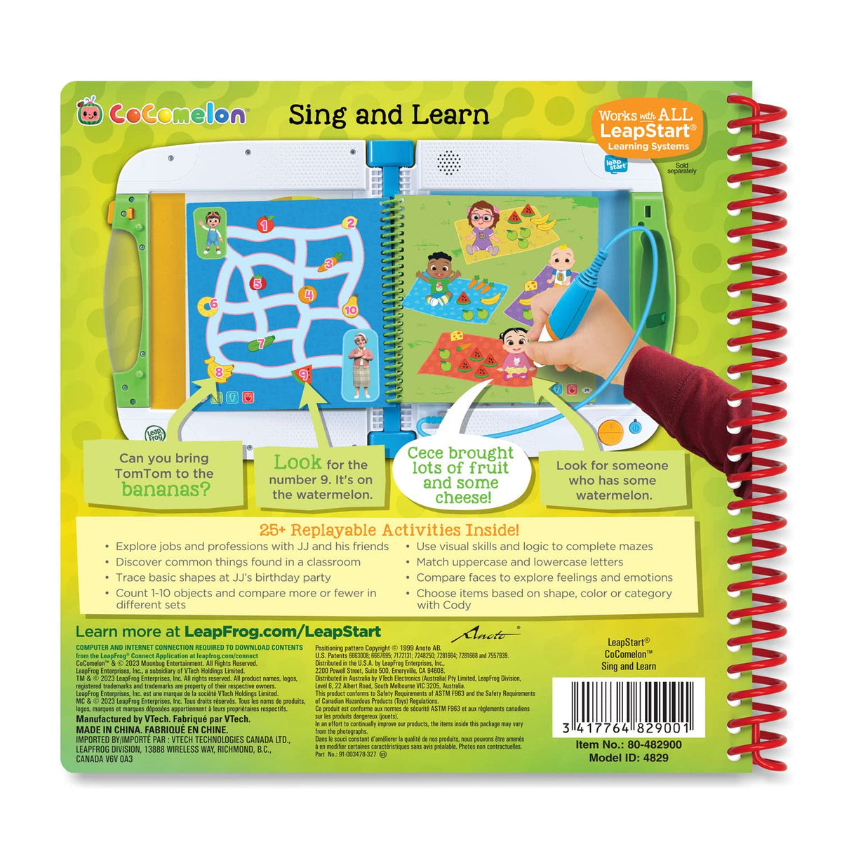 LeapFrog LeapStart CoComelon Sing and Learn
