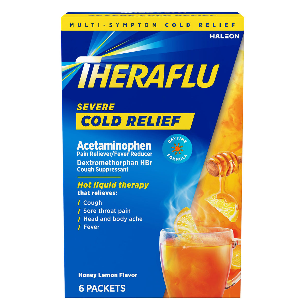 Theraflu Severe Cld 6 ct H/lemon product image 1