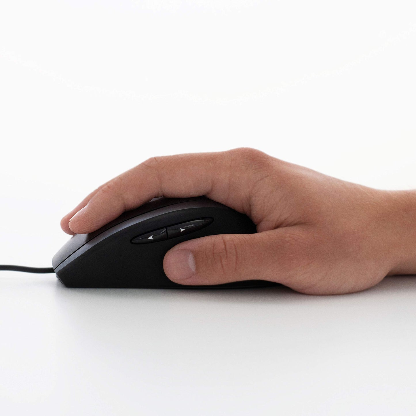 Logitech M500 Corded Mouse – Wired USB Mouse for Computers and Laptops, with Hyper-Fast Scrolling, Dark Gray