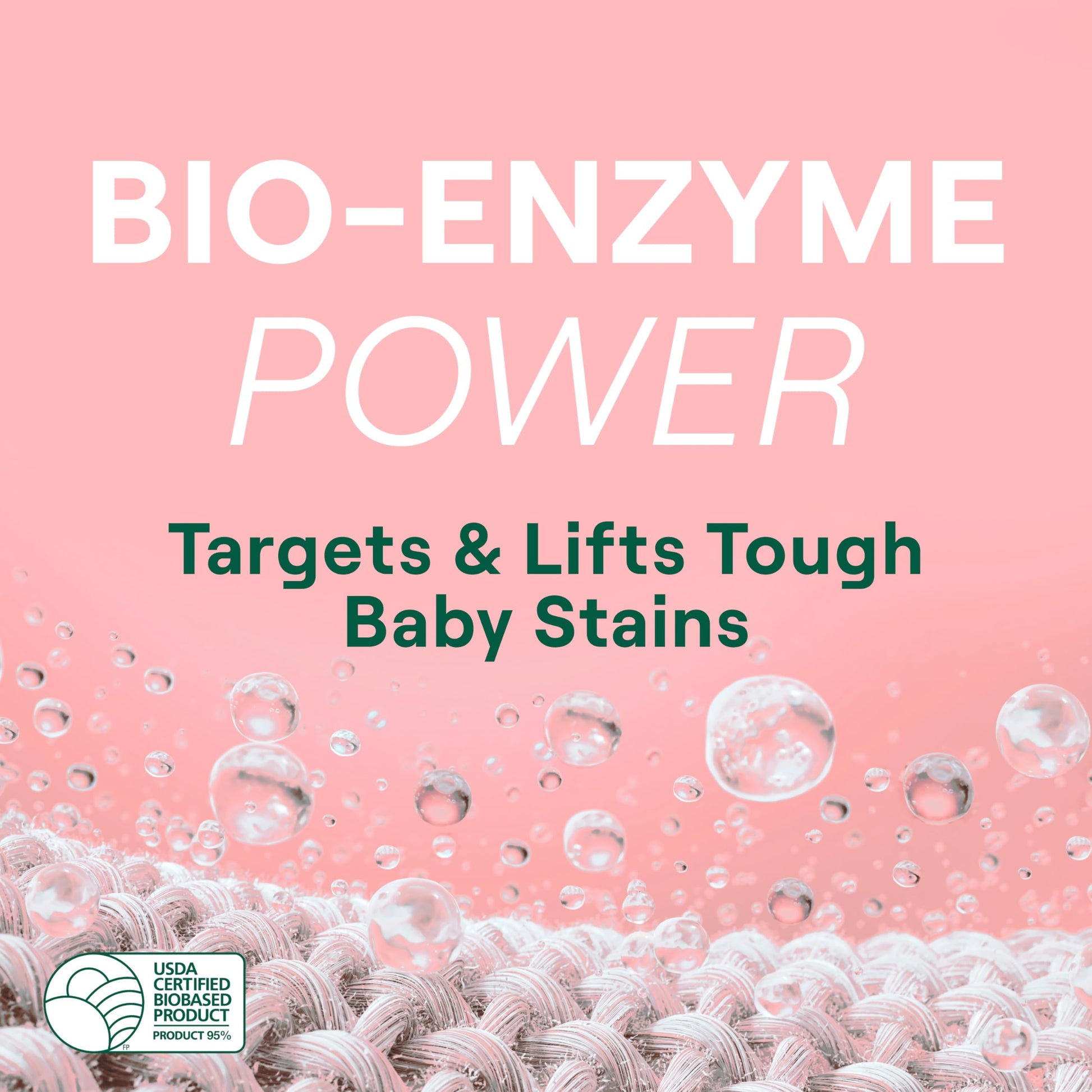 Seventh Generation Concentrated Baby Laundry Detergent, Fresh Scent, 40 Fl Oz, Pack of 2