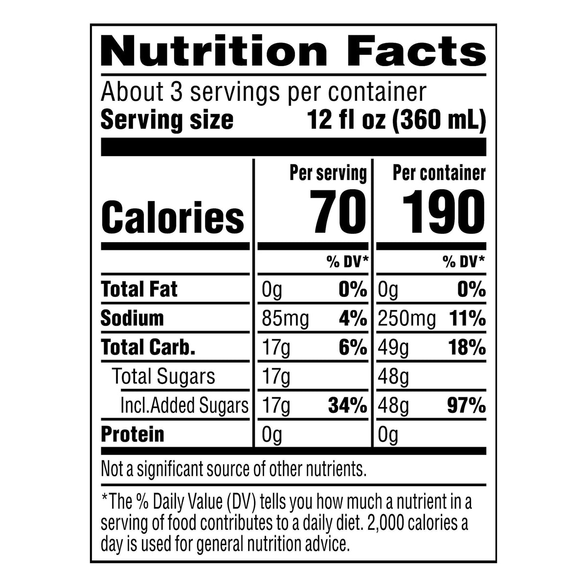 Brisk Raspberry tea 1 Liter 8pk