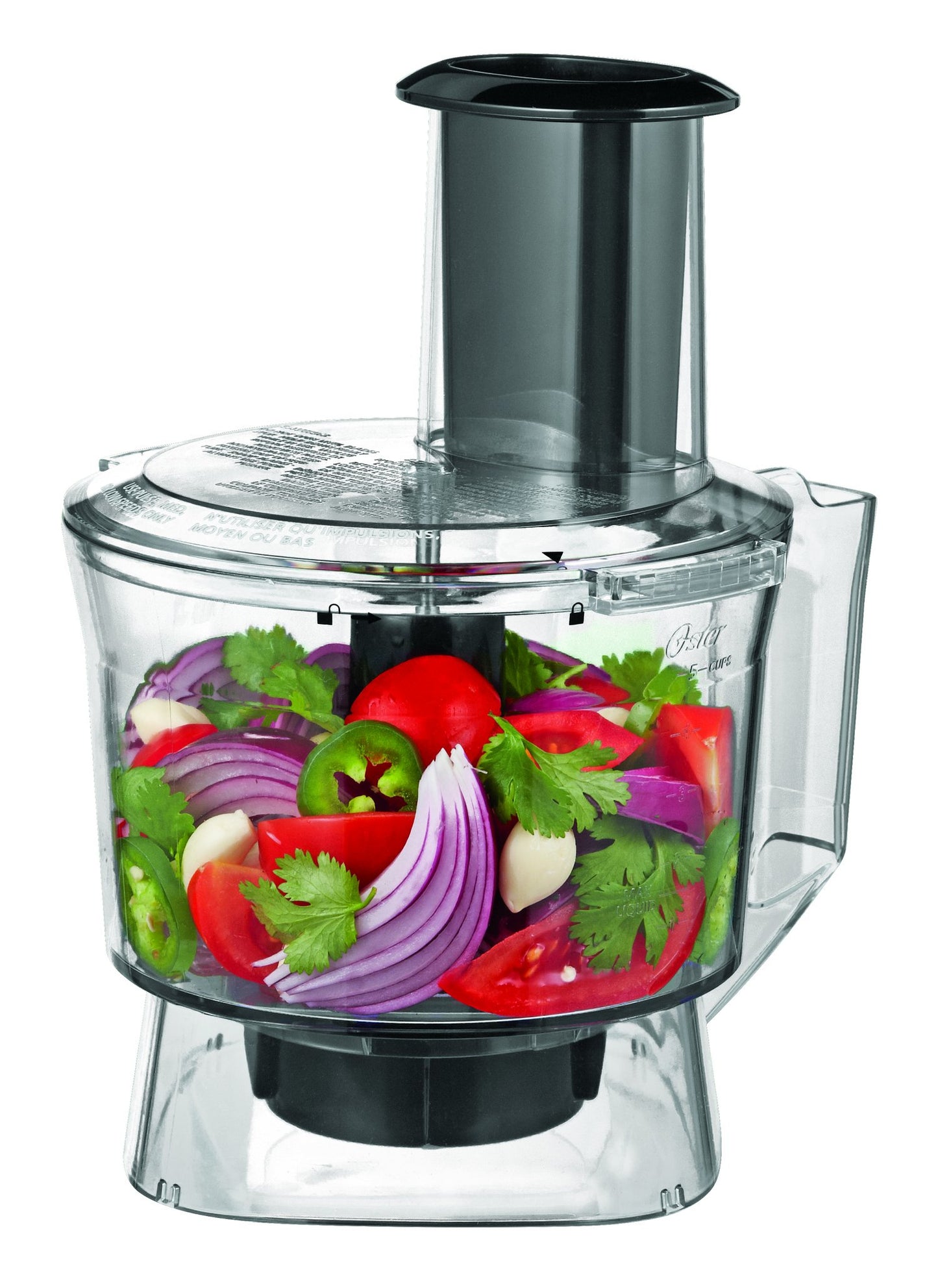 Oster Blender | Pro 1200 with Glass Jar, 24-Ounce Smoothie Cup and Food Processor Attachment, Brushed Nickel - BLSTMB-CBF-000