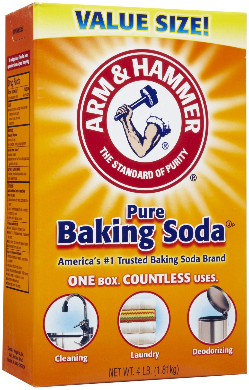 Arm & Hammer Baking Soda Value Size 4 Lb (Pack of 2)