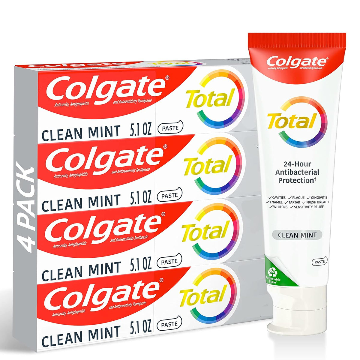 Colgate Total 5.1 oz Clean Mint product image 1