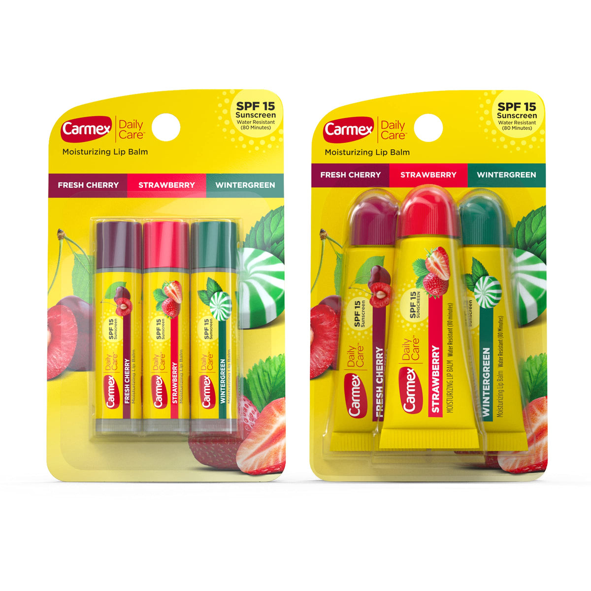 Carmex Assort 3 pk W/spf15 Sqze product image 1