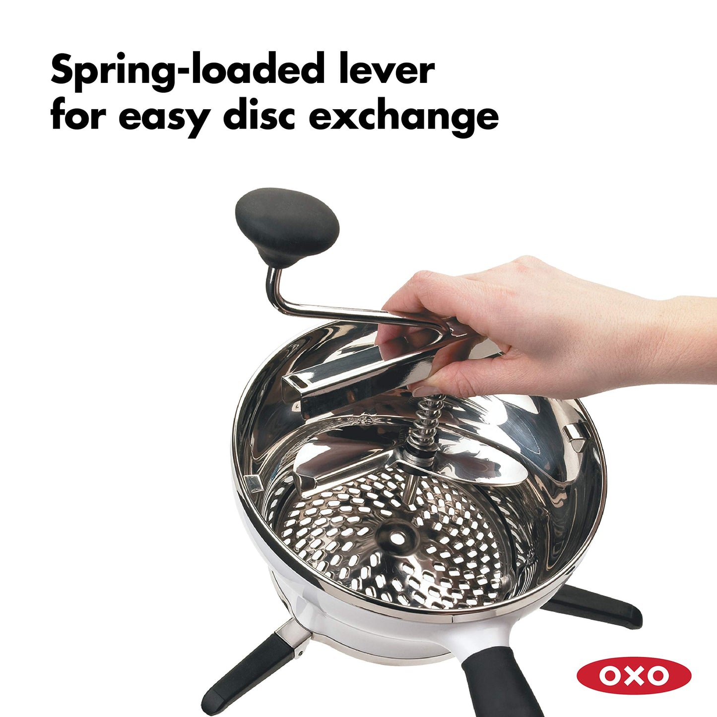 OXO Good Grips Stainless Steel Food Mill For Purees,Silver