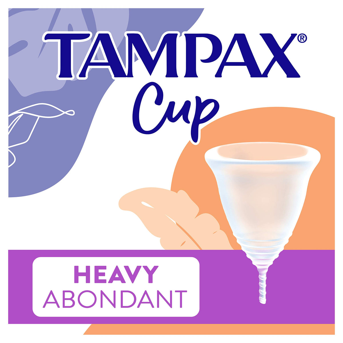 TAMPAX CUP 3X4X1 HEAVY FLOW 1X CA