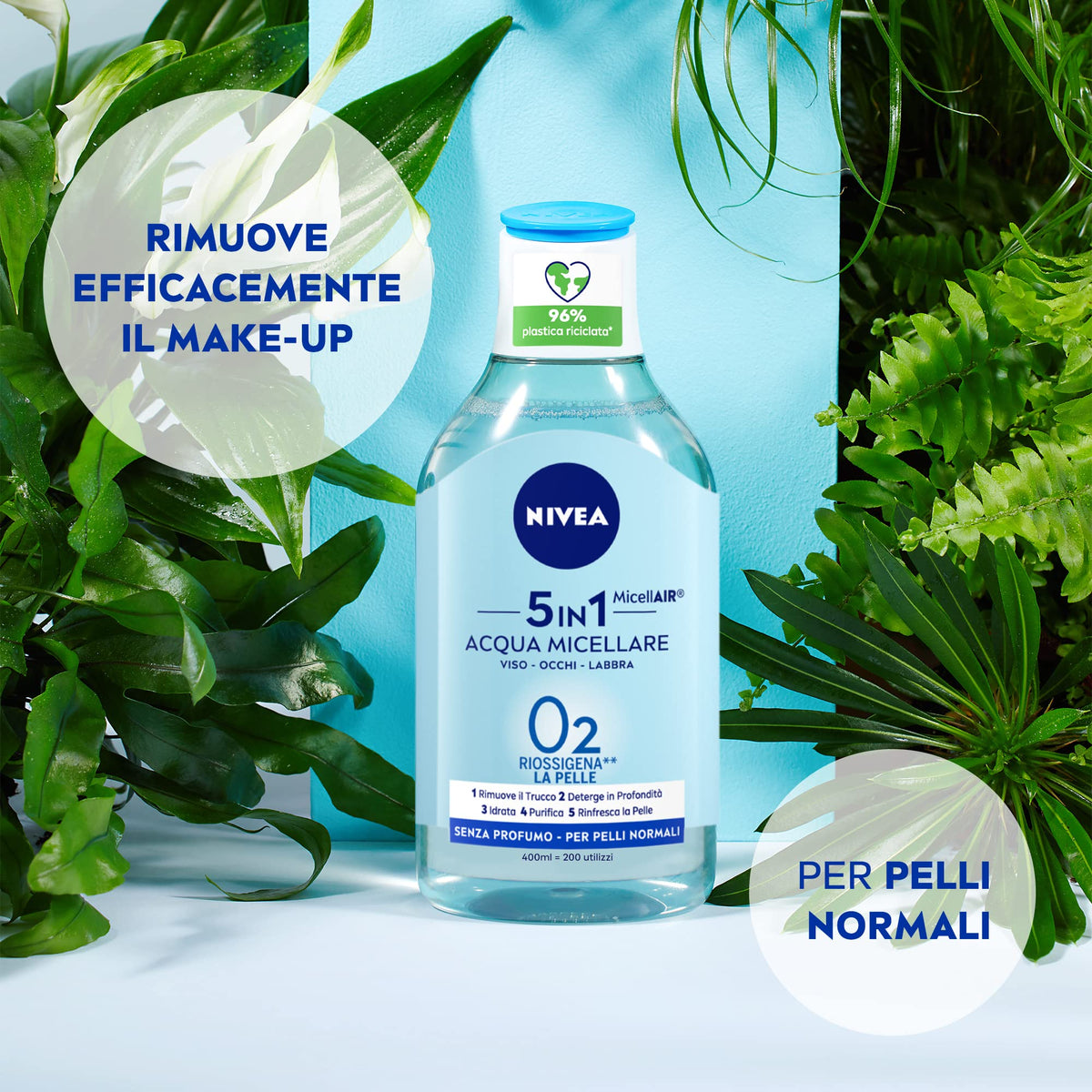 Nivea - Acqua micellare idratante pelli normali 400 ml