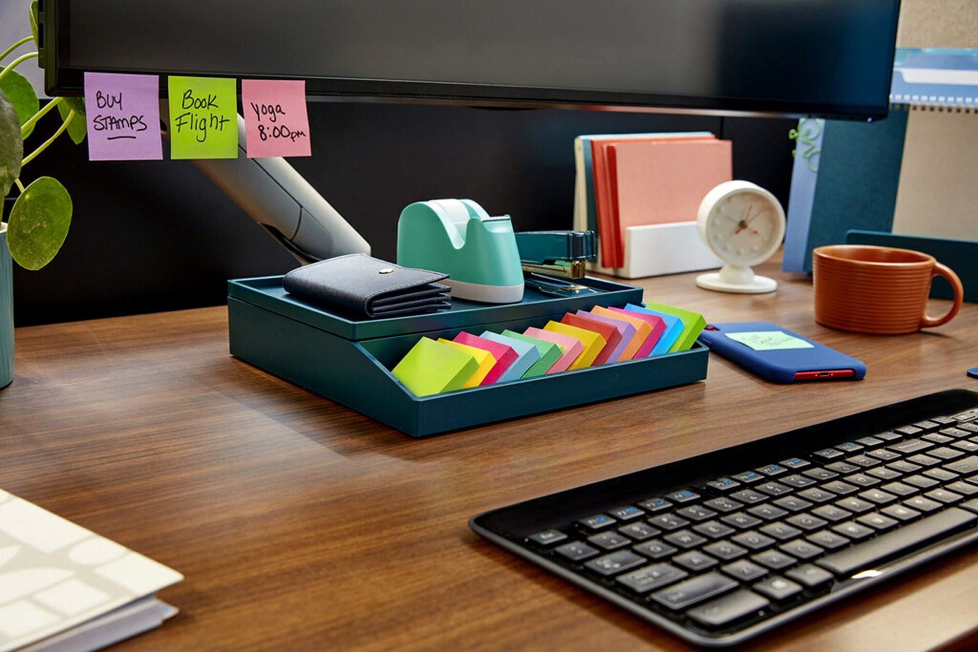 Post-it Notes, 2x2 in, 2 Cubes, America's #1 Favorite Sticky Notes, Assorted Colors, Recyclable (2051-FLT-2PK)