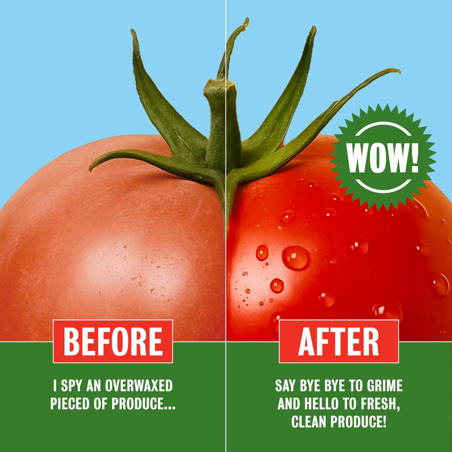 Rebel Green Fruit and Veggie Wash, Natural Fruit and Vegetable Produce Cleaner