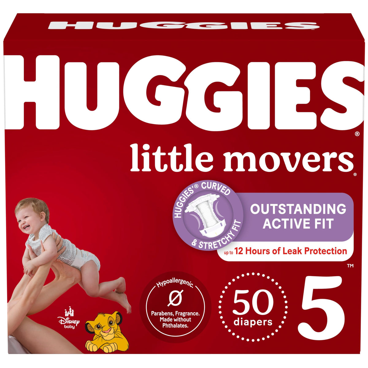 Huggies Lil Movers Sz5 50 ct QQ product image 1