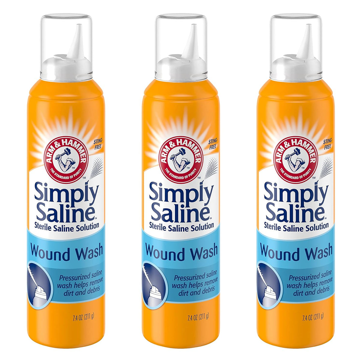 Simply Saline Wound Wash 7.4 oz product image 1