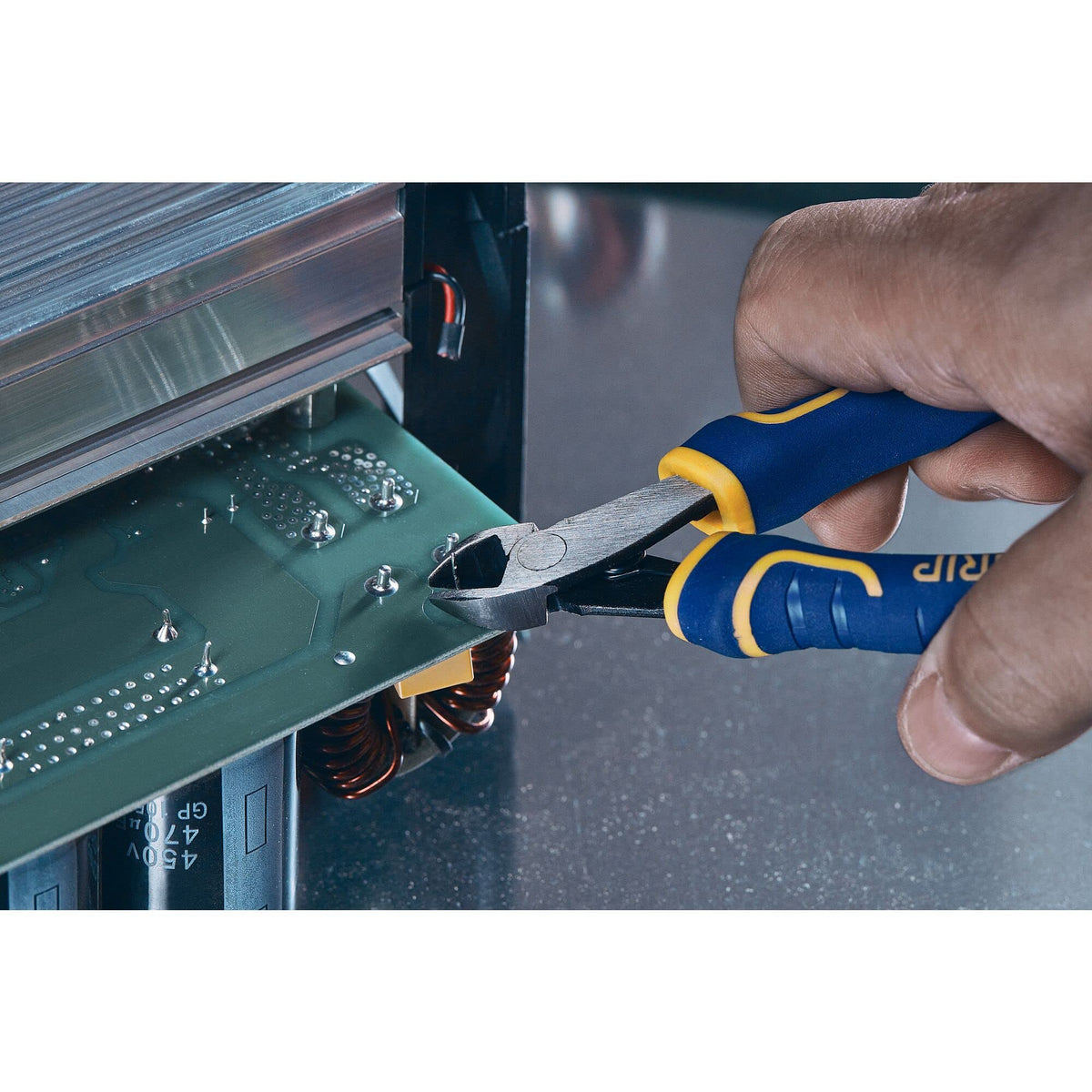 IRWIN VISE-GRIP Pliers with Spring, Flush Cut, Diagonal, 4-1/2-inch (2078925)
