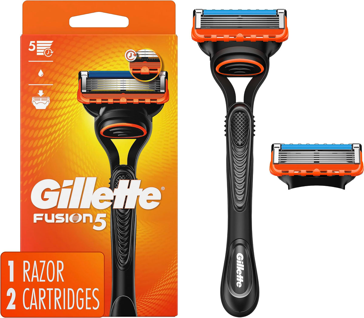 Gillette Fusion Razor + 2 ct Refill product image 1