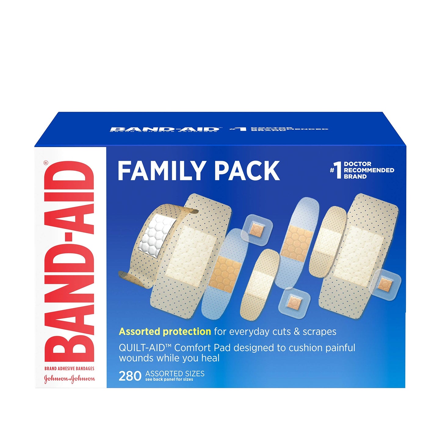 BAND-AID® Brand Adhesive Bandages Variety Pack, 280 Count