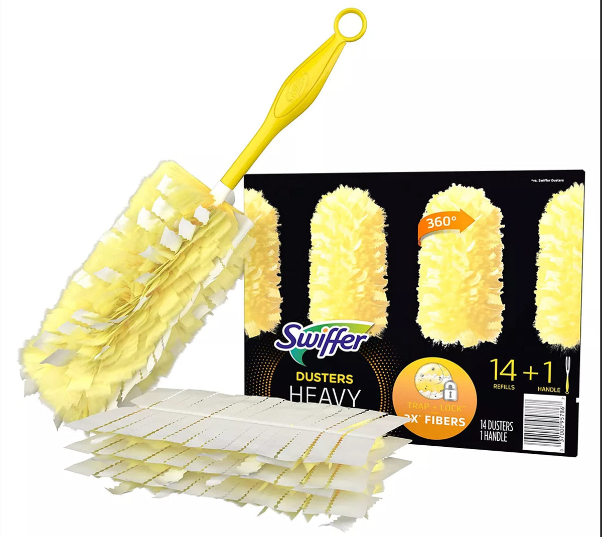 Swiffer Duster 360 Handle with Refills, 14 Count
