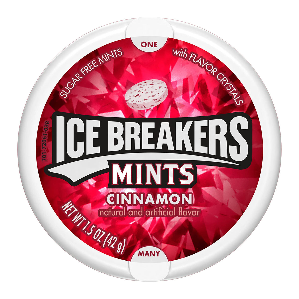 Ice Breakers Cinnamon Sugar Free Mints Tins, 1.5 oz (8 Count)