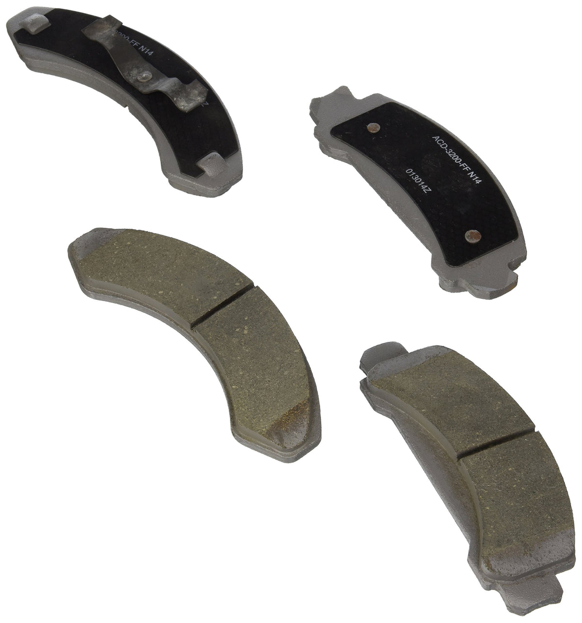 ACDelco Silver 14D249CH (19313759) Ceramic Front Disc Brake Pad Set