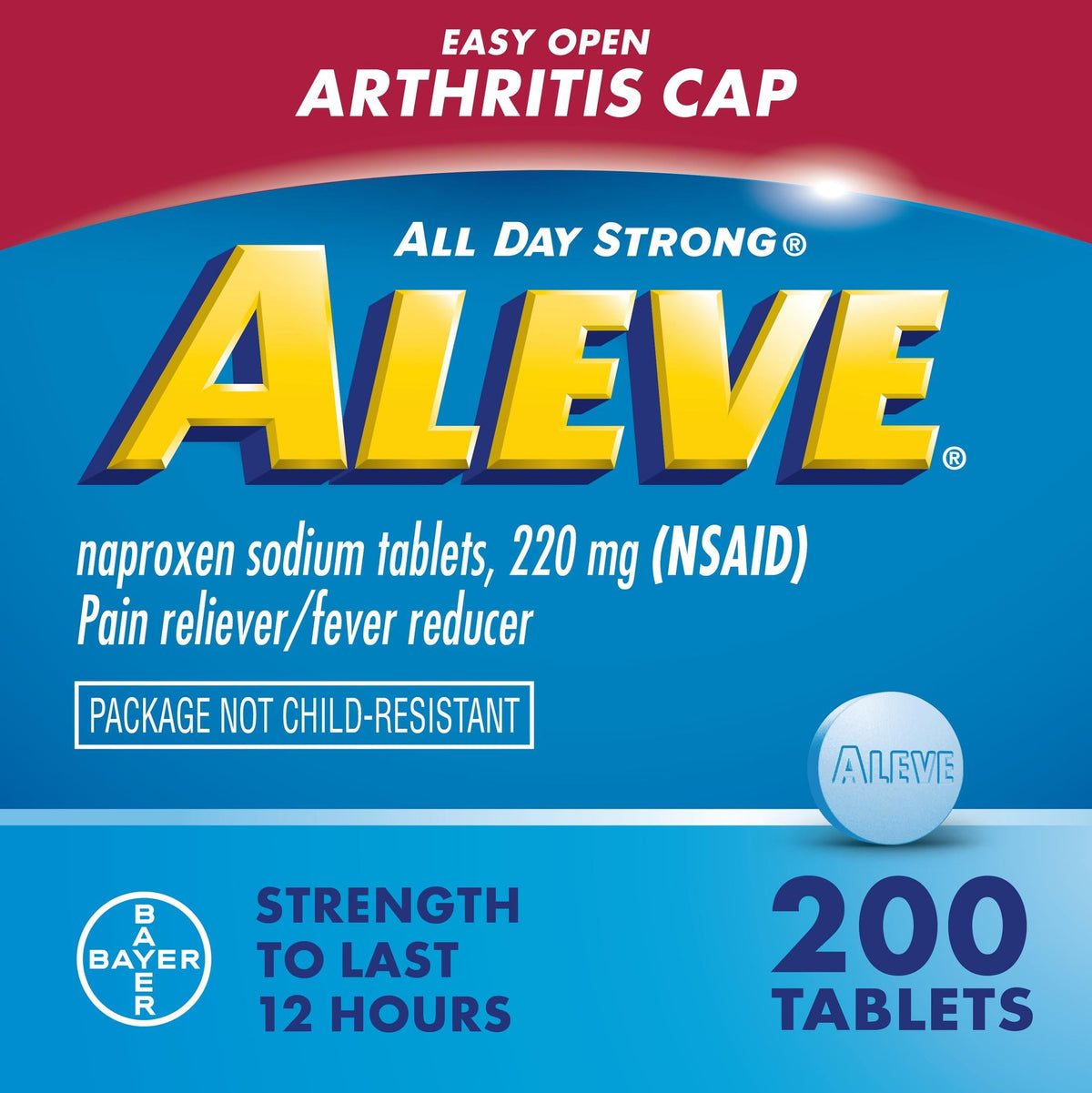 Aleve Arthritis Tab 200's New product image 1