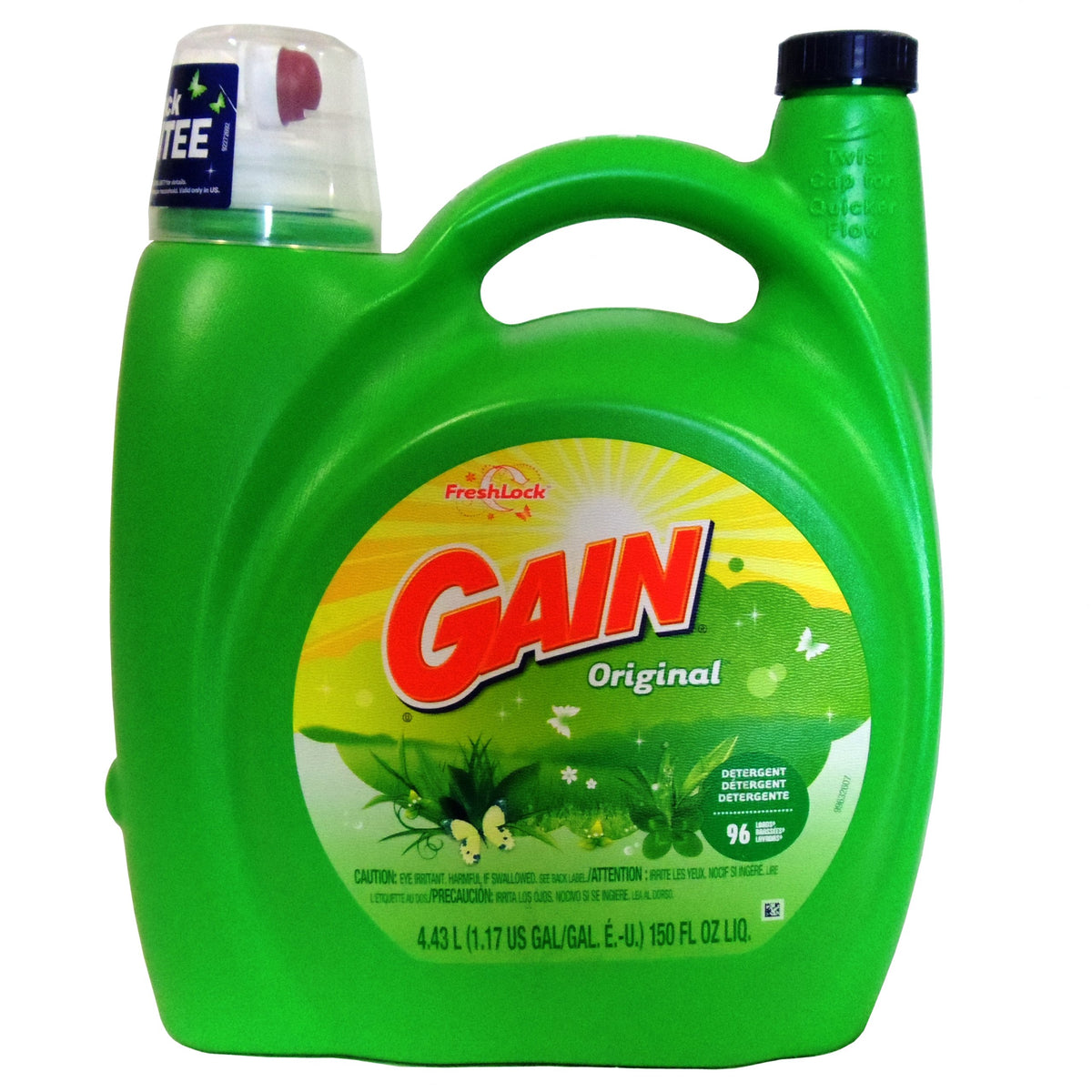 GAIN Liquid laundry detergent, Island Fresh Scent, 150 fl.oz./96 loads