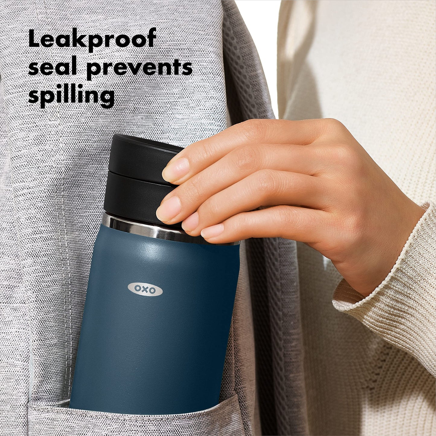 OXO Good Grips 16oz Travel Coffee Mug With Leakproof SimplyCleanâ„¢ Lid - Dark Cobalt