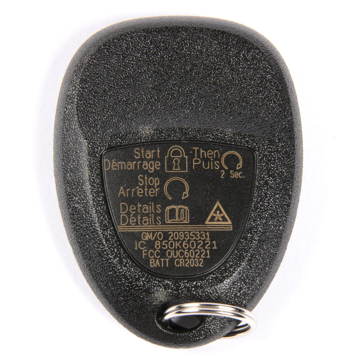 ACDelco 20935331 GM Original Equipment 5 Button Keyless Entry Remote Key Fob