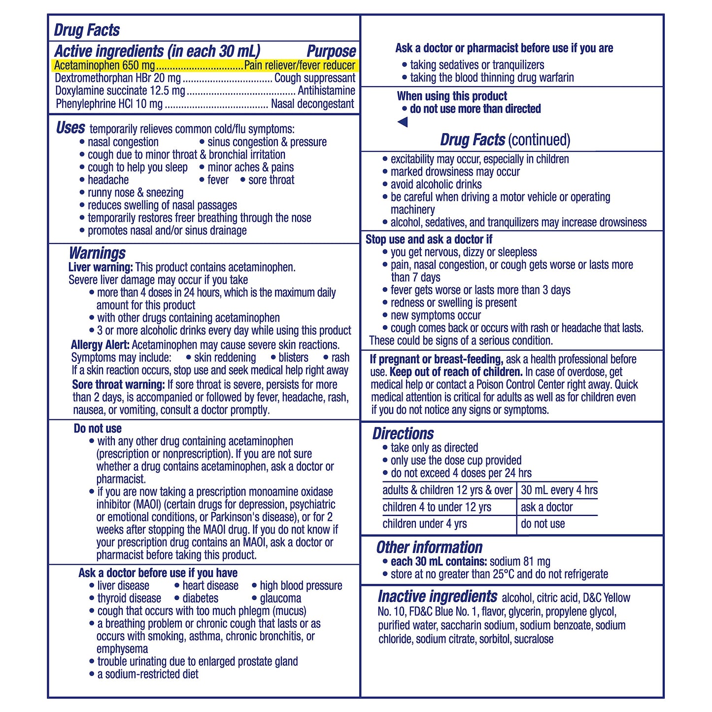 Vicks NyQuil Severe with VapoCOOL Nighttime Cough, Cold and Flu Relief Liquid, Berry, 12 Fl Oz