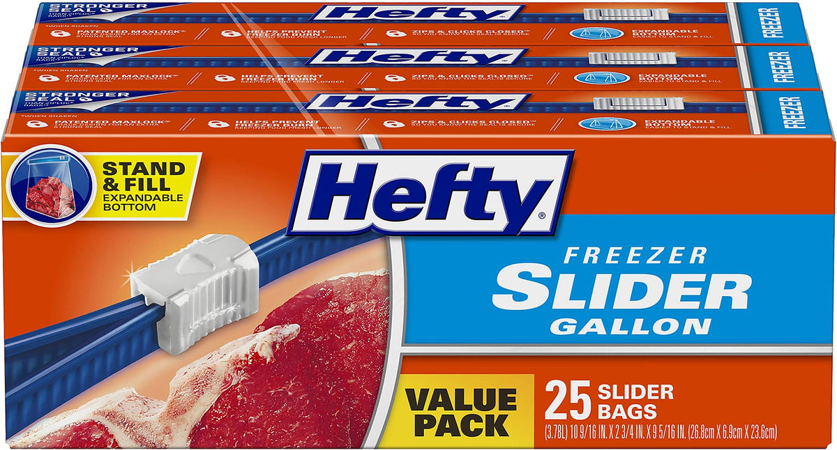Hefty Slider Bag Gall 25 ct Frez product image 1