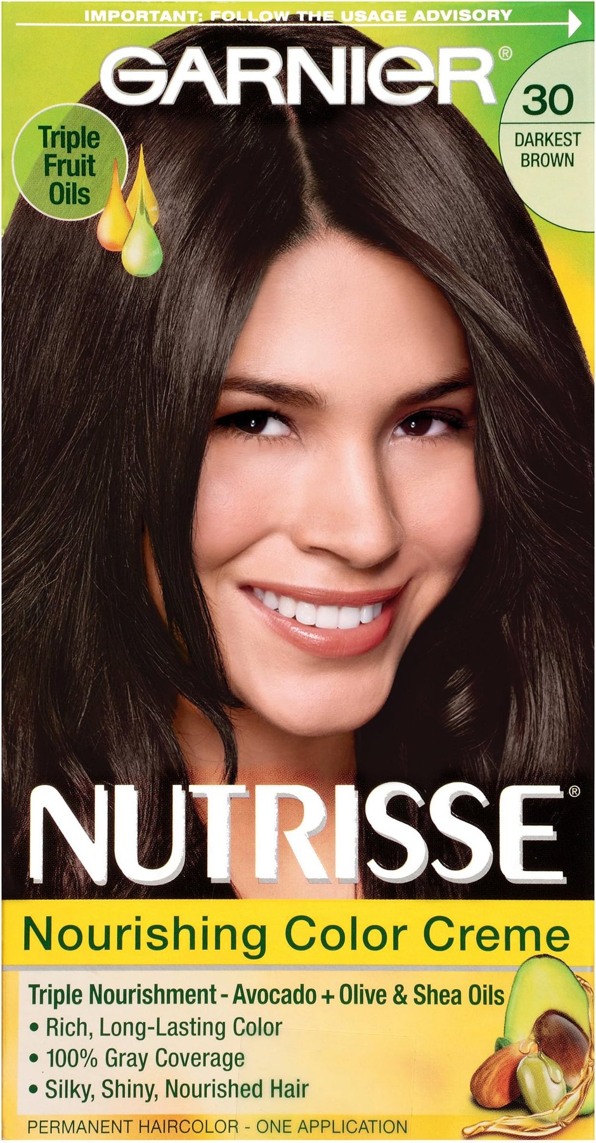 Garnier Nutrisse #30 Darkest Brown product image 1