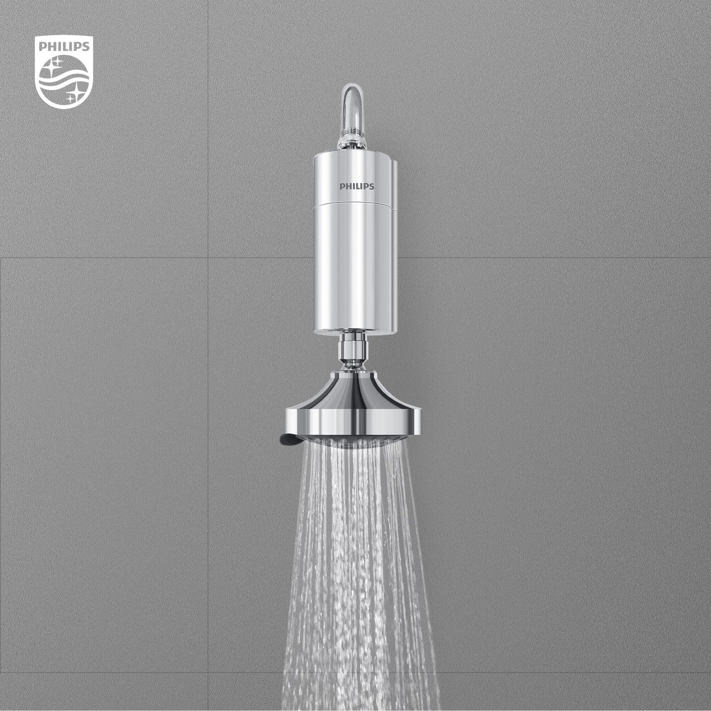 Philips Shower Filter cartridge, NSF certified KDF Material Double Mesh Filtration, Reducing Chlorine/Impurities/Rust Sediments (shower filter cartridge)