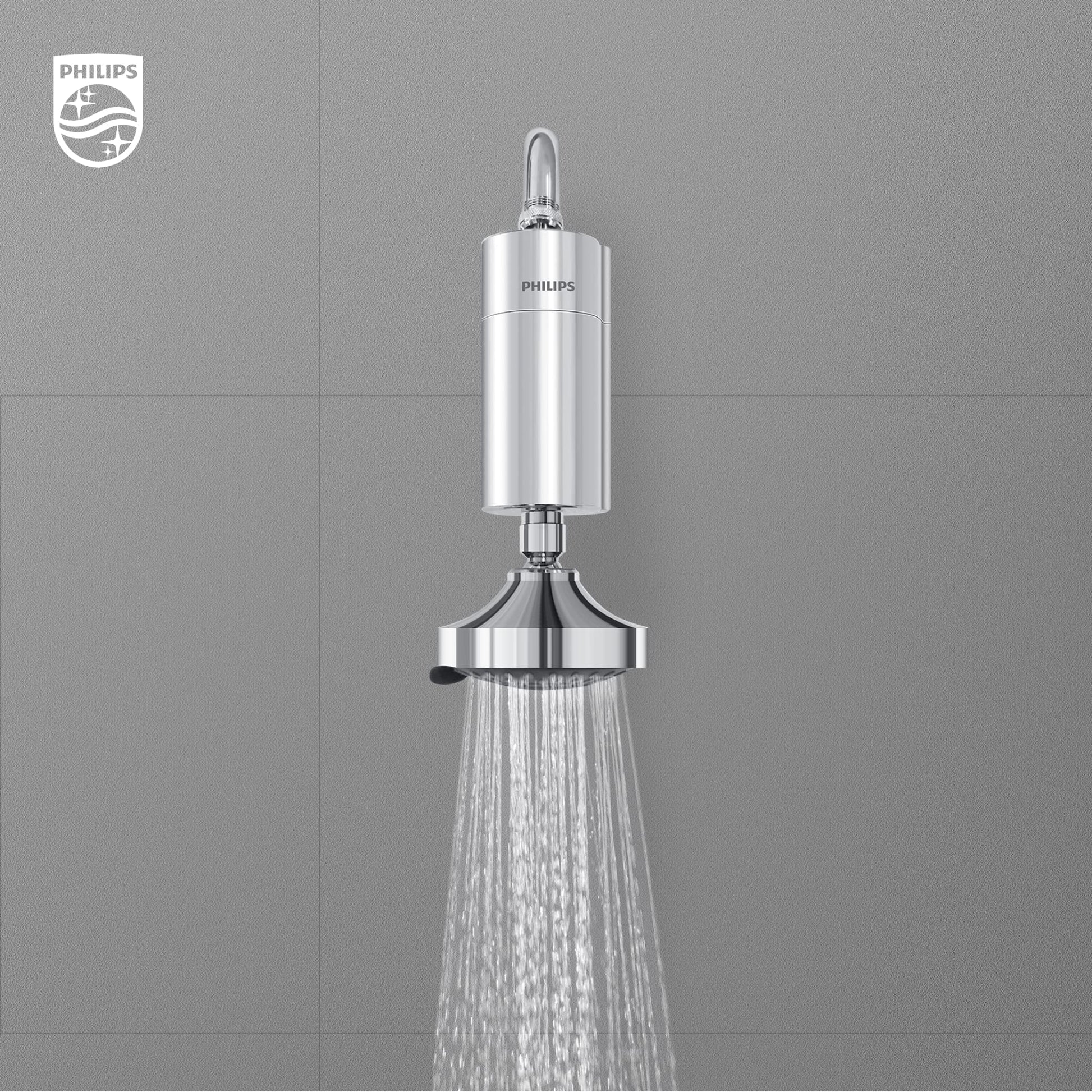 Philips Shower Filter cartridge, NSF certified KDF Material Double Mesh Filtration, Reducing Chlorine/Impurities/Rust Sediments (shower filter cartridge)