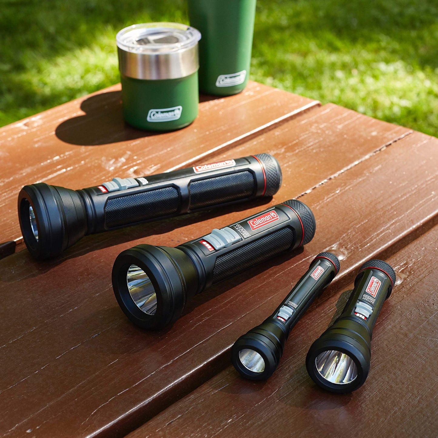 Coleman 625 Lumens LED Flashlight with Enhanced Battery Protection, Water-Resistant, Batteries Last up to 25% Longer Than Other Flashlights, Great for Camping, Power Outage, Emergencies, & More