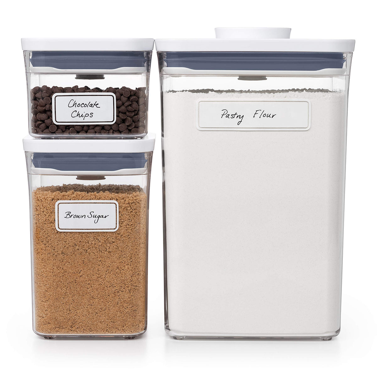 OXO Good Grips POP Container Removable Labels,White