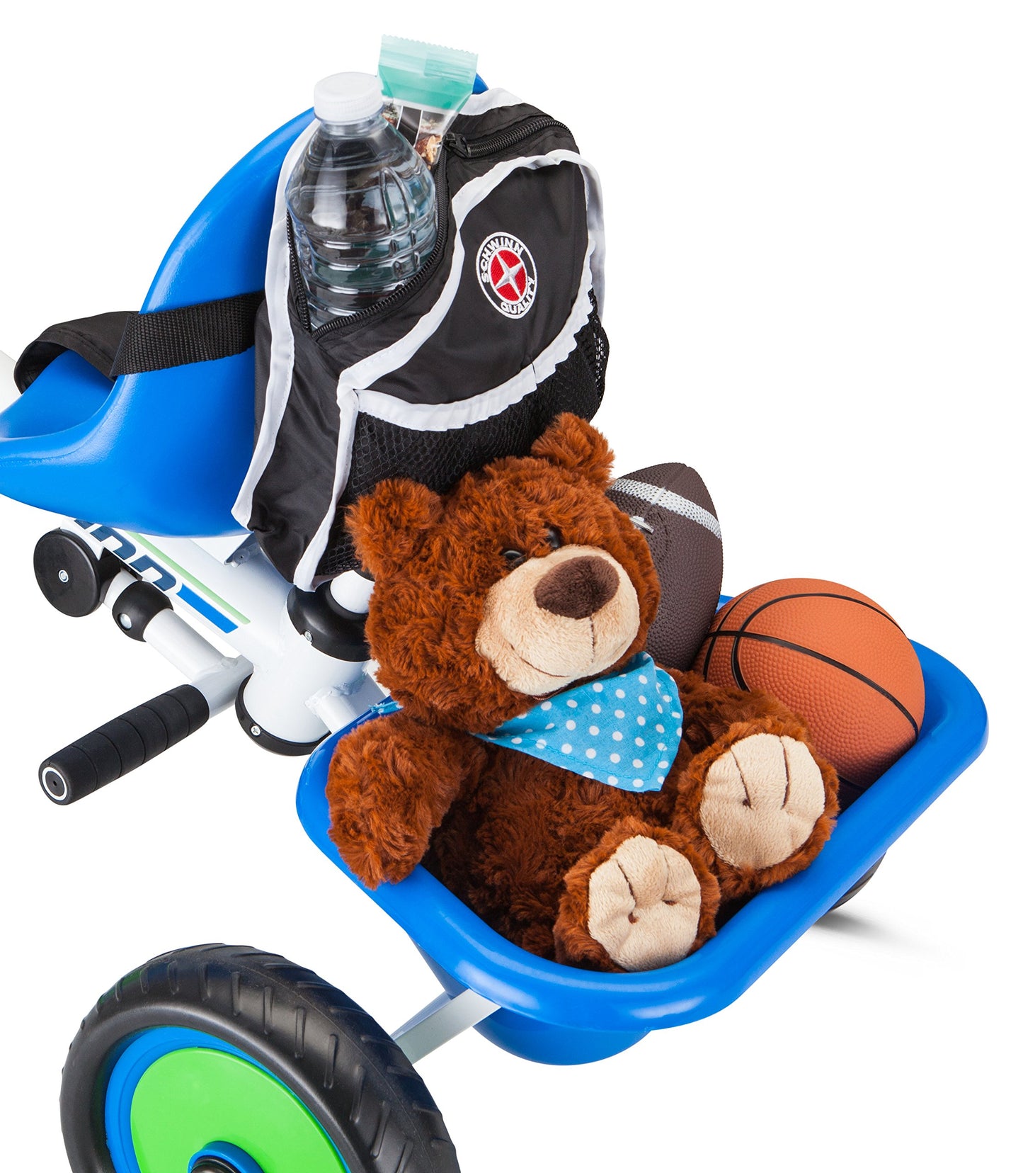 Schwinn Easy Steer Bike for Toddler, Kids Tricycle with Removable Push handle, Steel Trike Frame, Boys and Girls Ages 2-4 Year Old, Blue, 41" x 20" x 41"
