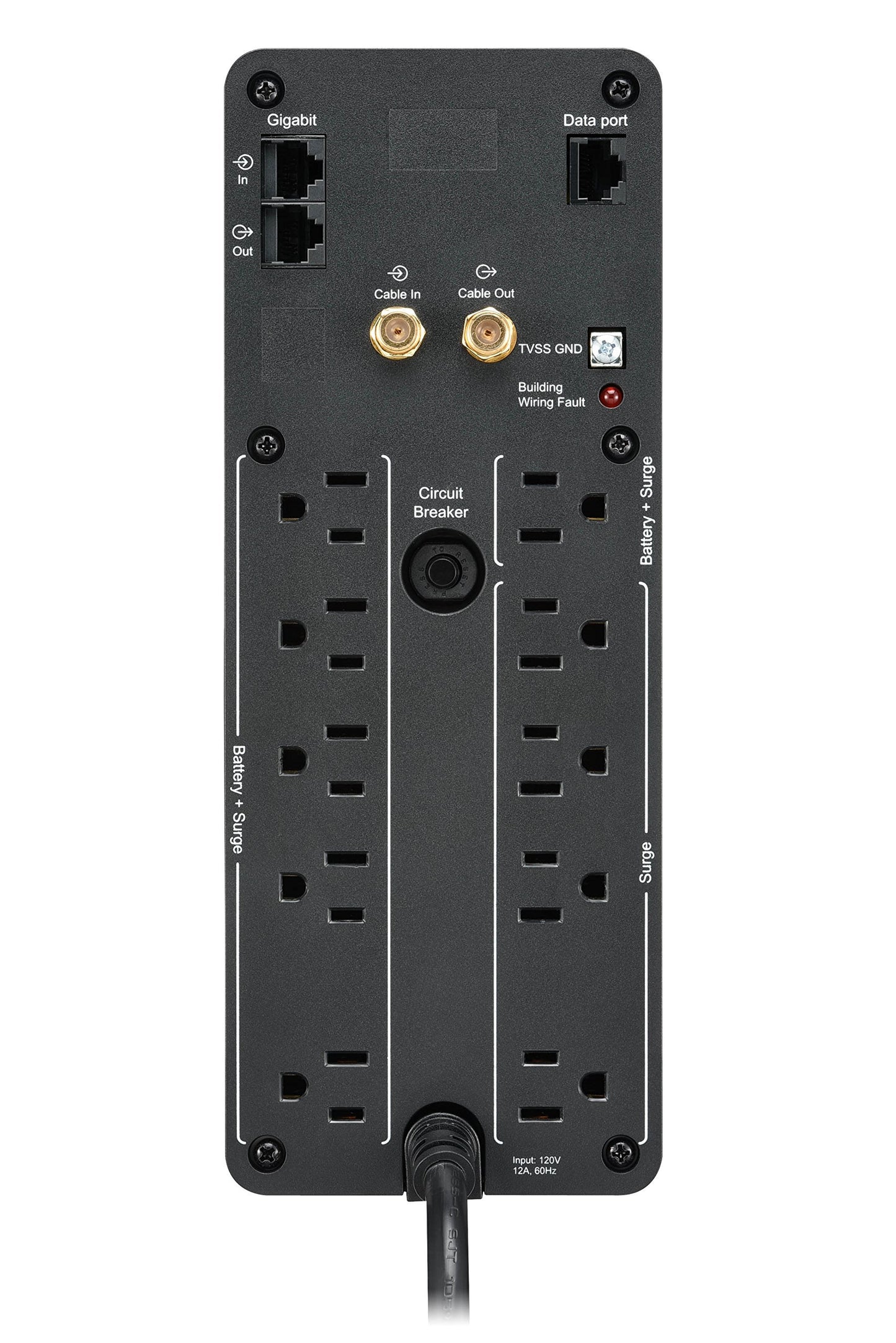 APC UPS BR1500MS, 1500VA Sine Wave UPS Battery Backup & Surge Protector, Backup Battery with AVR and LCD Display, 2 USB Charging Ports, Uninterruptible Power Supply, APC Back-UPS Pro Series (Renewed)