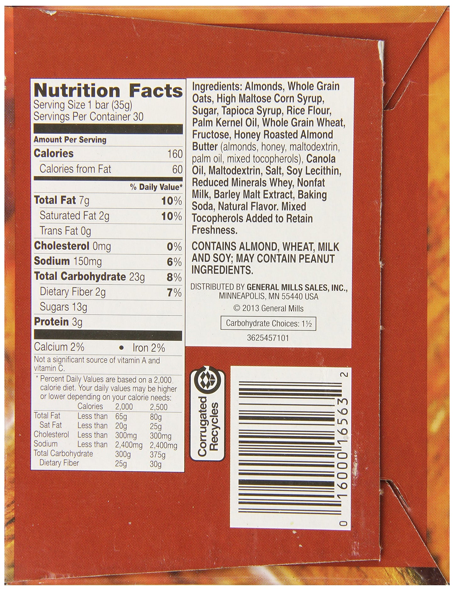 Nature Valley Sweet and Salty Nut Almond Granola Bars, 36 Count
