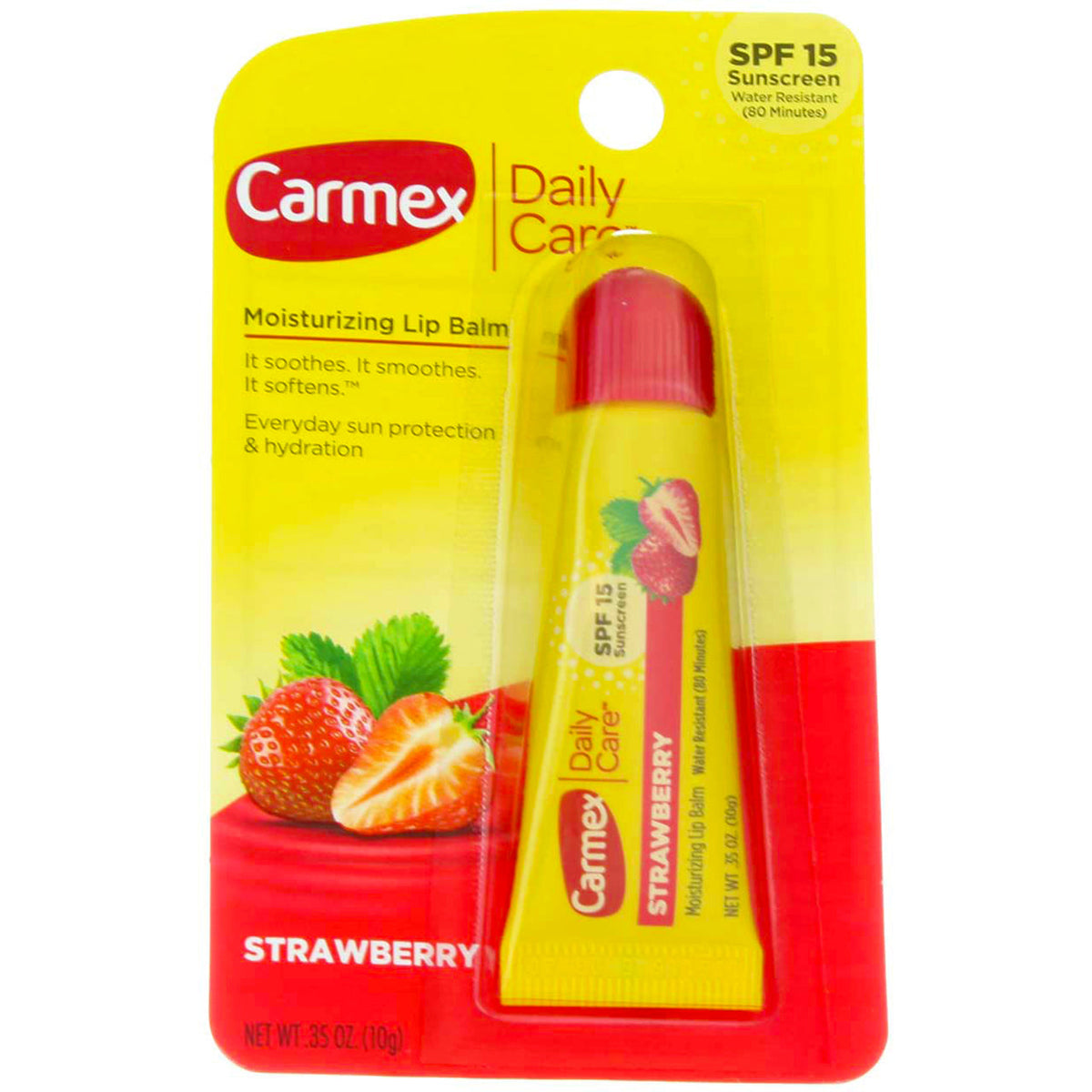 Carmex Dly Care Strwb Sp15 .35z product image 1