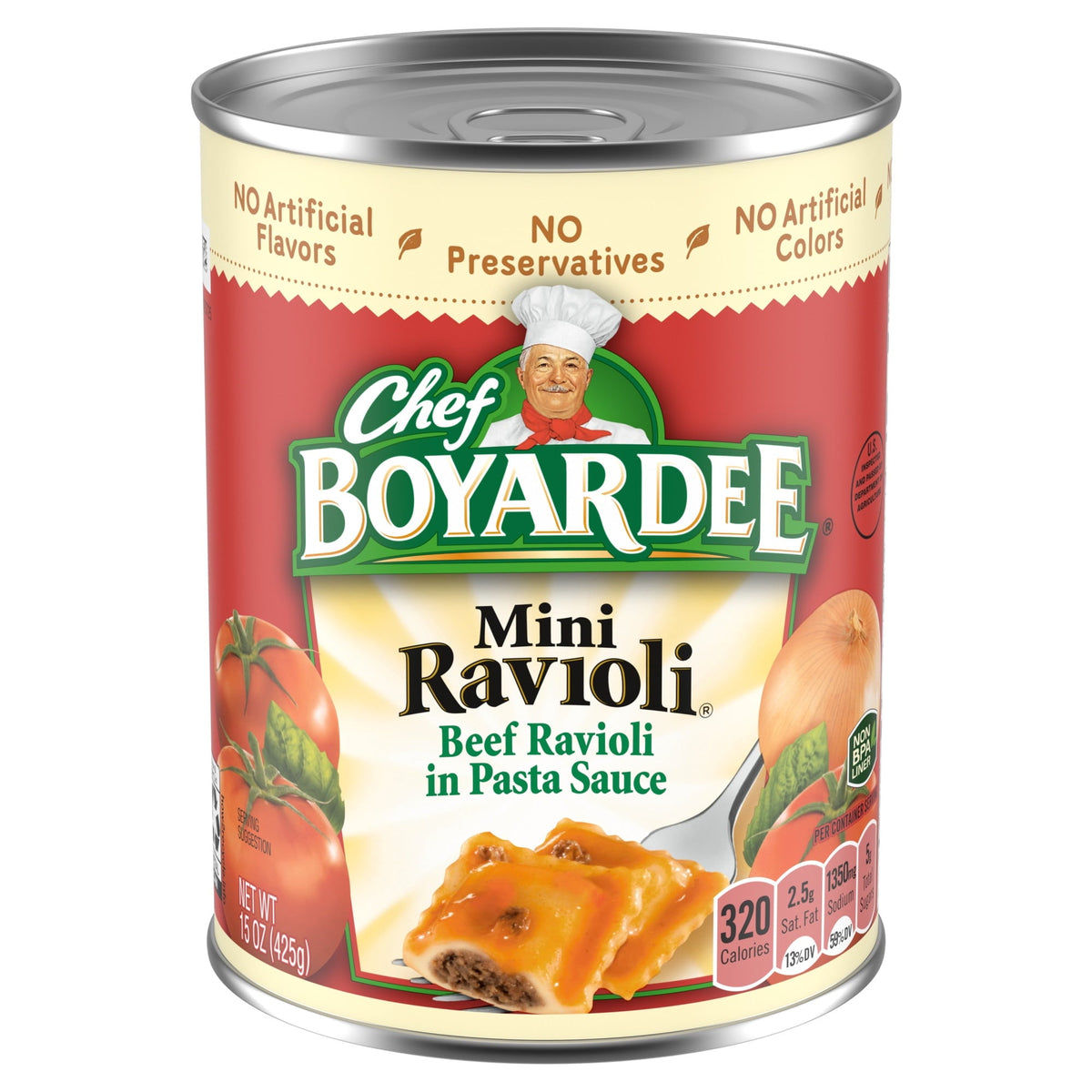 Chef Boyardee Mini Ravioli 15 oz product image 1